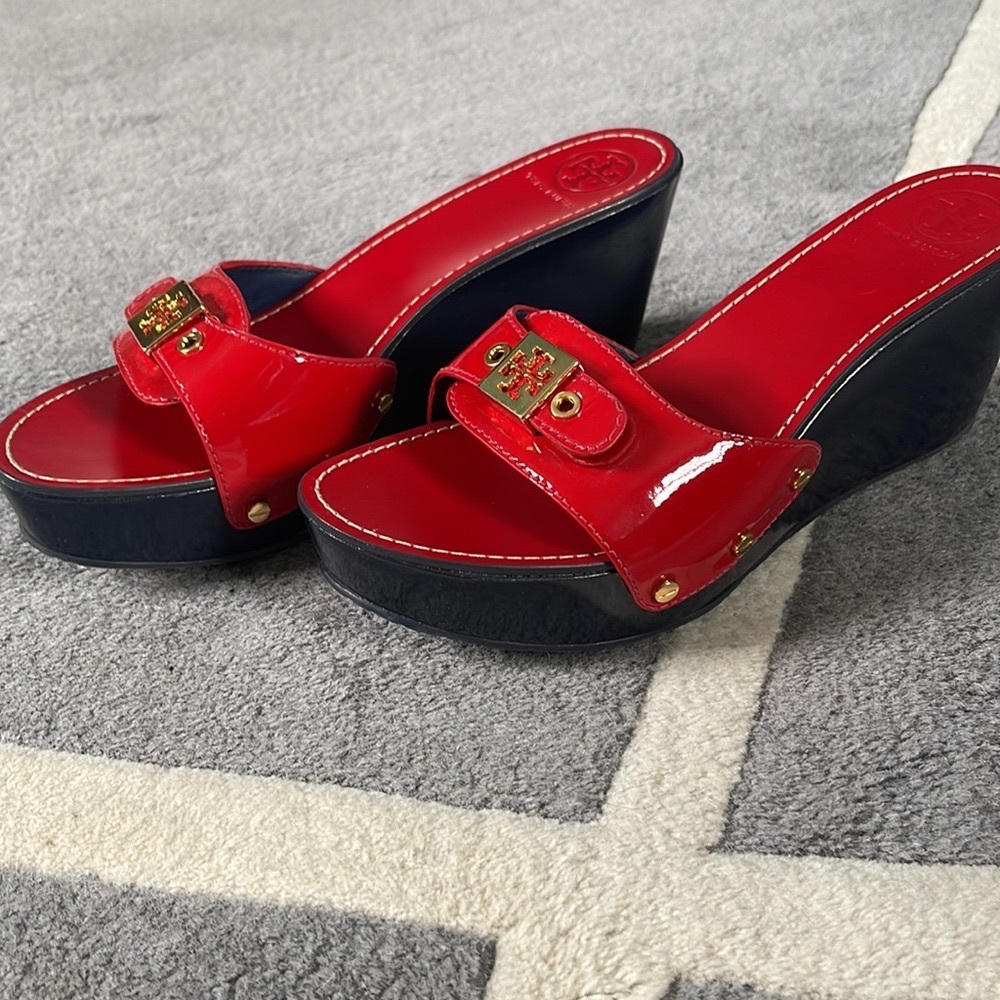 RARE Tory Burch Rosie Wedges